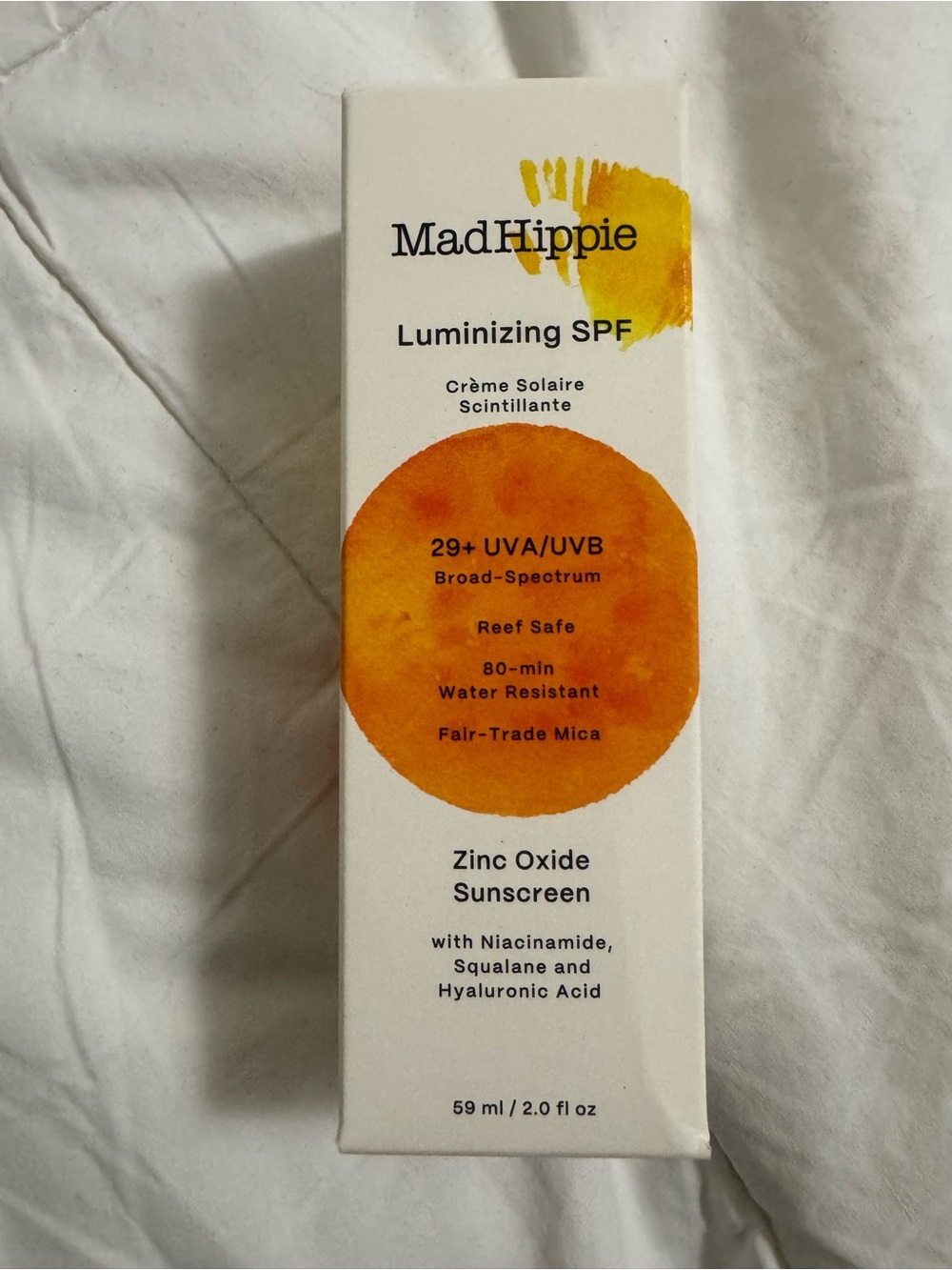 Mad Hippie Luminizing Facial SPF 29+ Mineral Sunscreen 2 oz